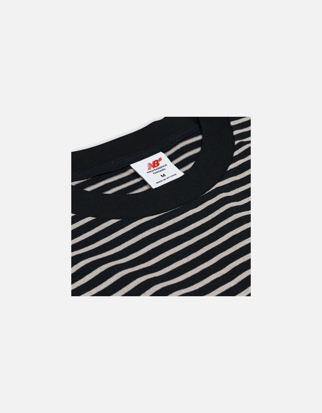 Numeric Stripe T-Shirt - Black