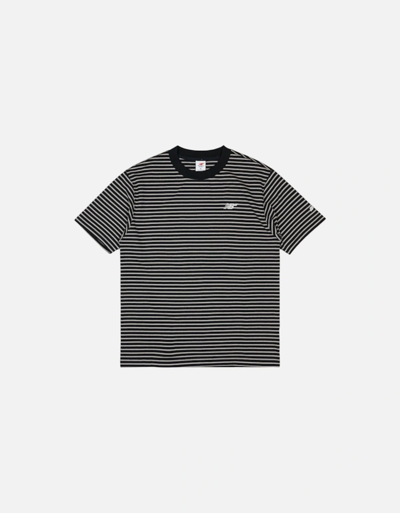 Numeric Stripe T-Shirt - Black