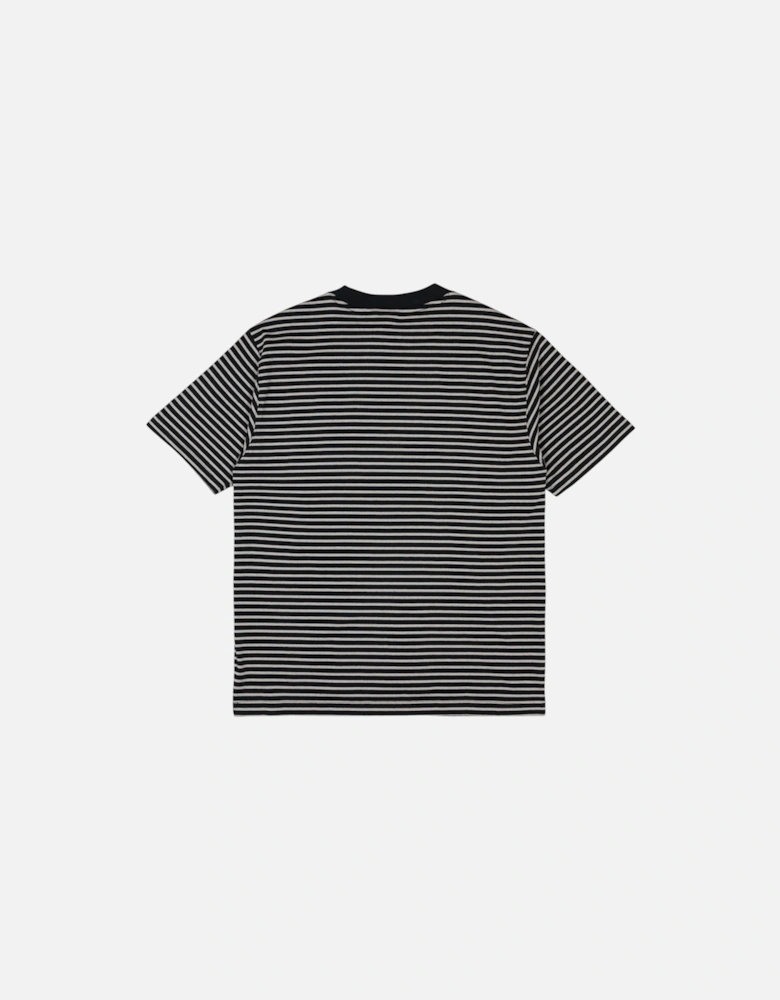 Numeric Stripe T-Shirt - Black