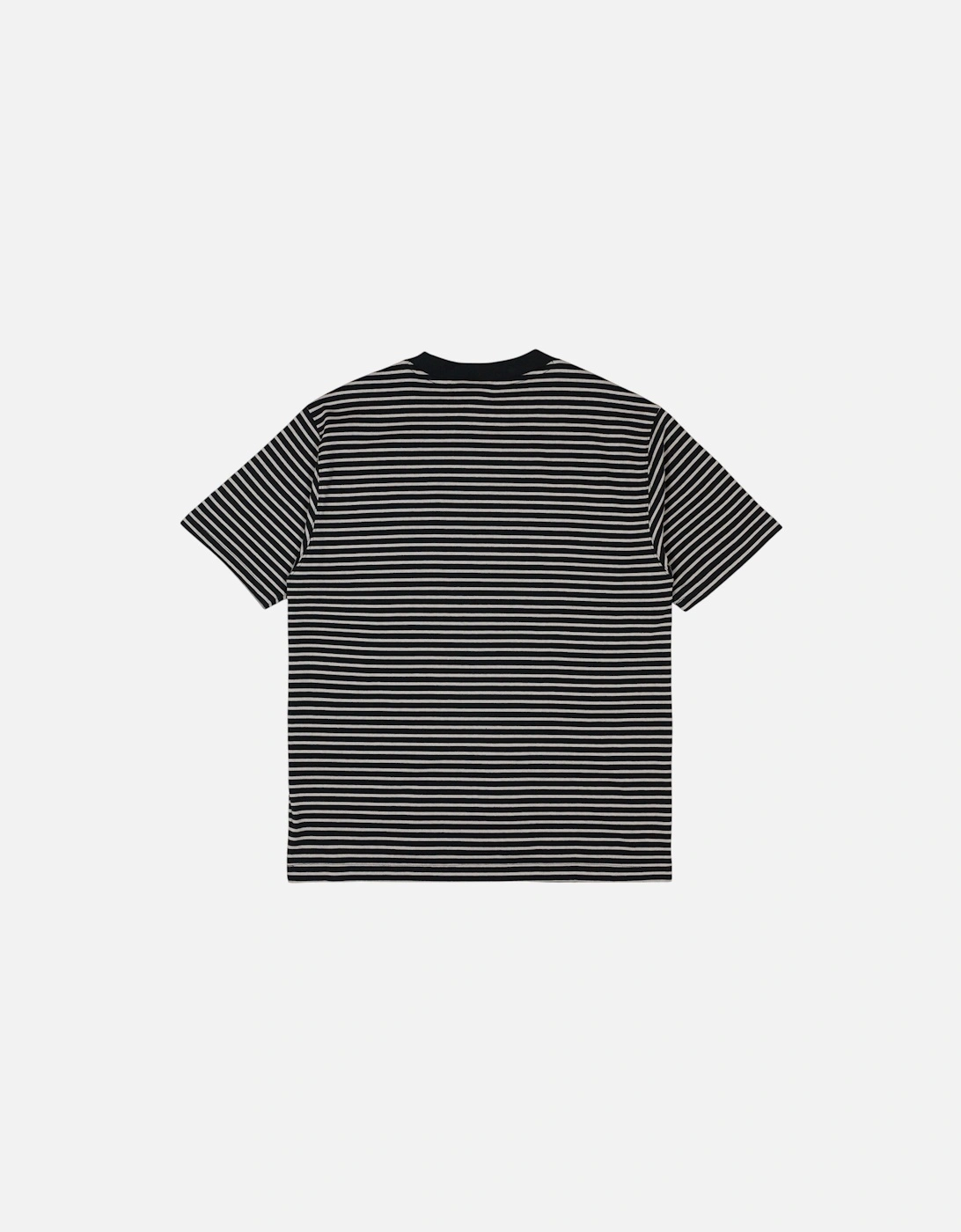 Numeric Stripe T-Shirt - Black