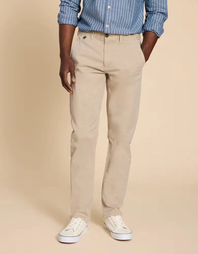 Men's Sutton Organic Chino Trouser Light Natural