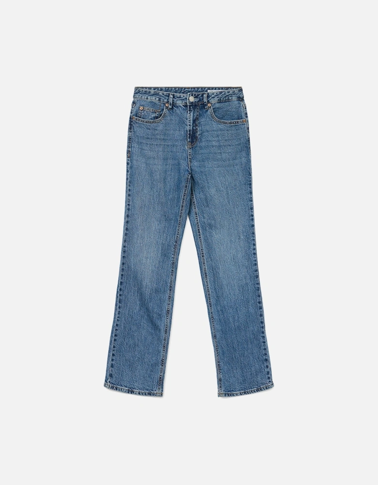 Tessa Straight Jeans Medium Blue Denim