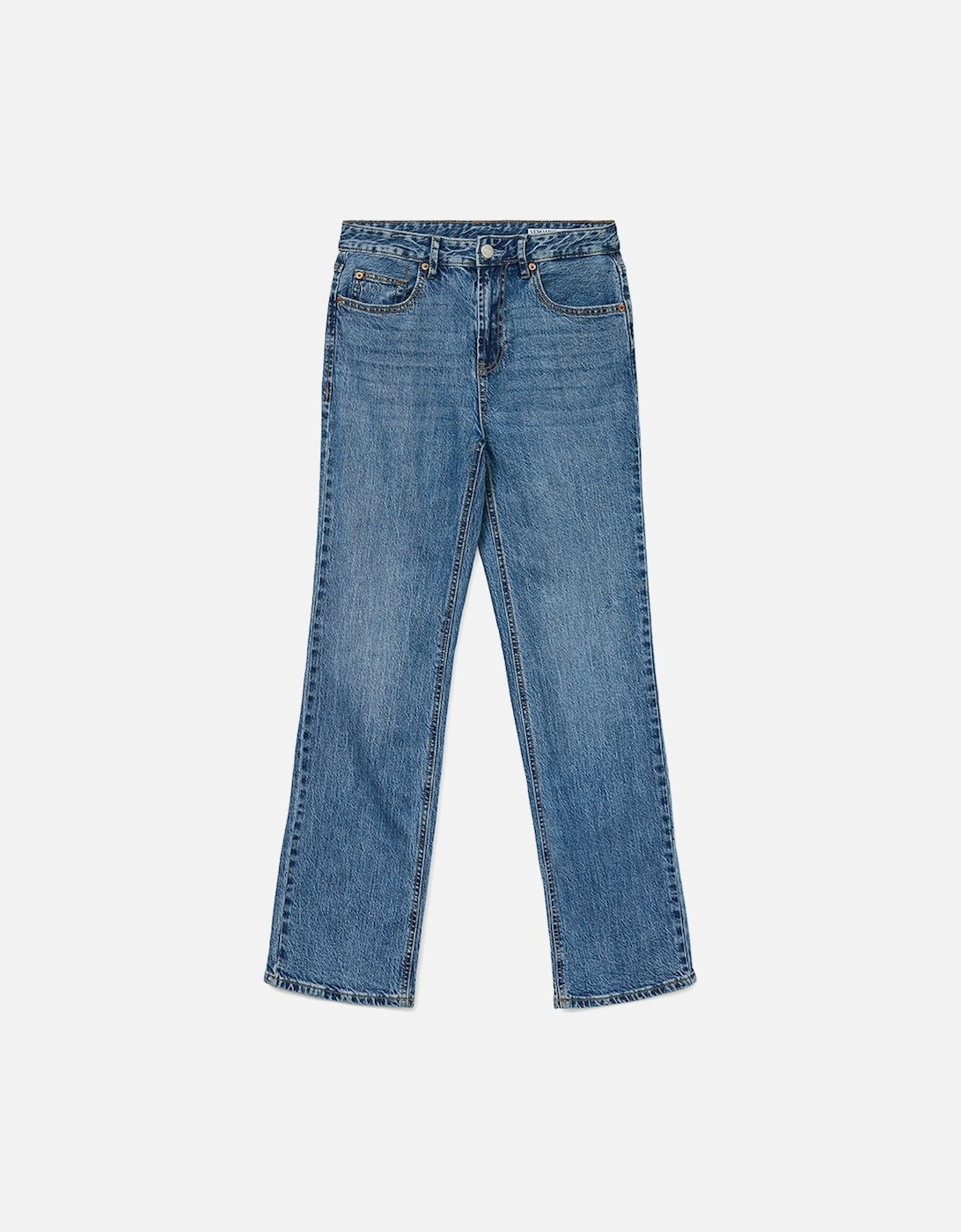 Tessa Straight Jeans Medium Blue Denim