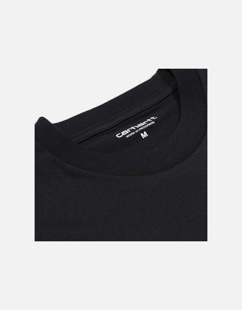 Fragments Pocket T-Shirt - Black/White