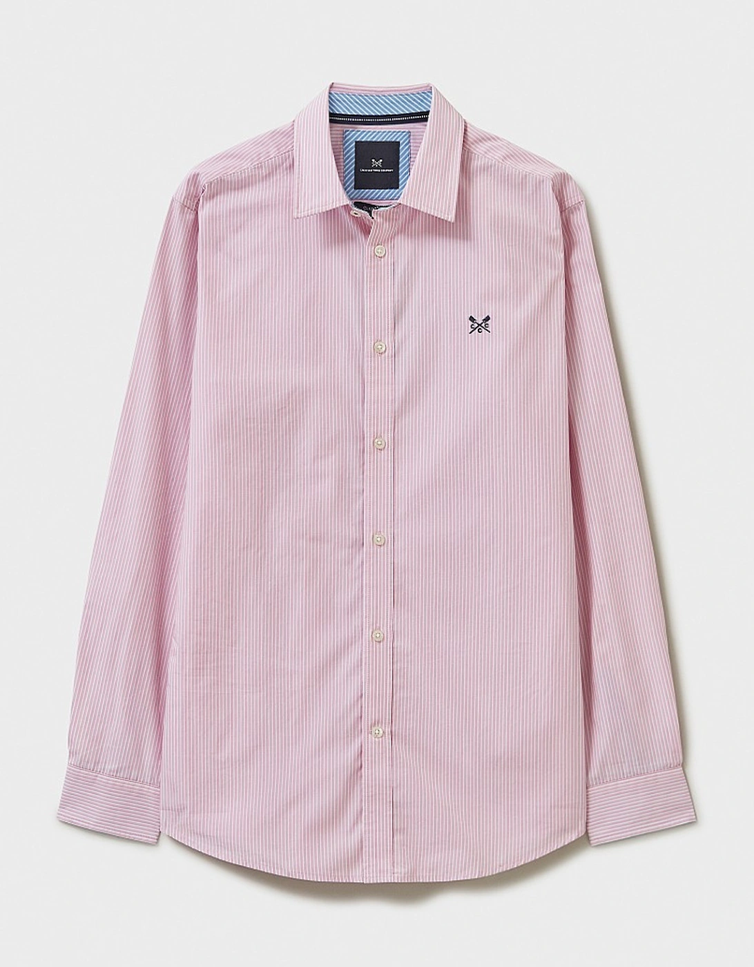 Men's Crew Classic Micro Stripe Shirt Heritage Pink/White