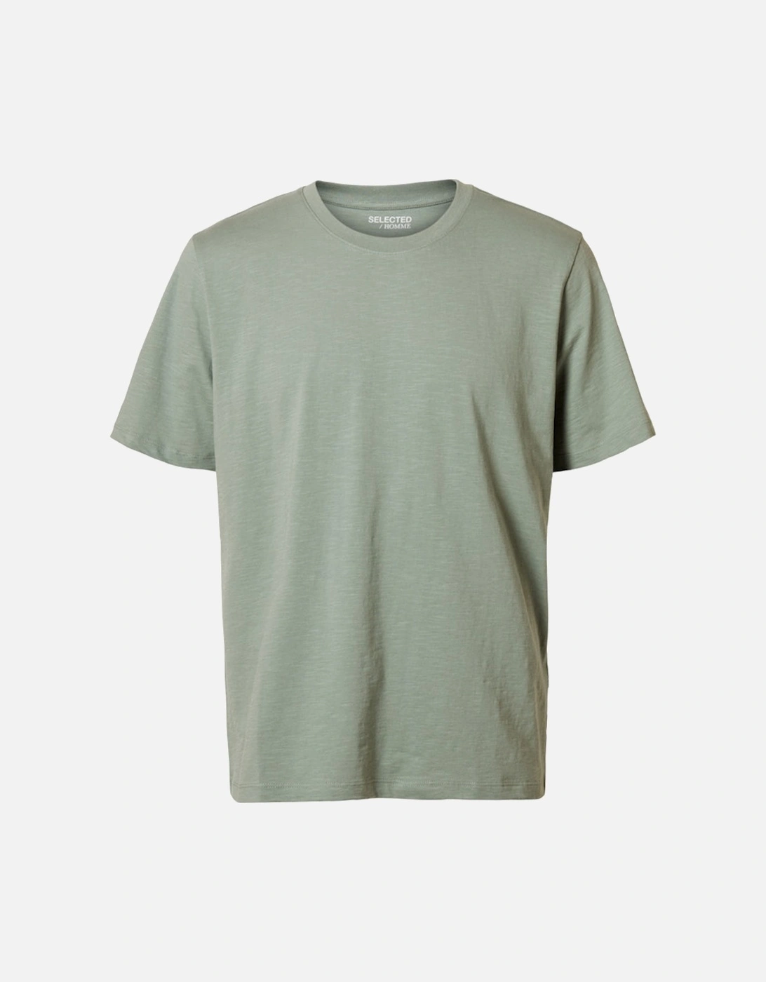 Homme Aspen Slub Short Sleeve O-Neck Tee Iceberg Green