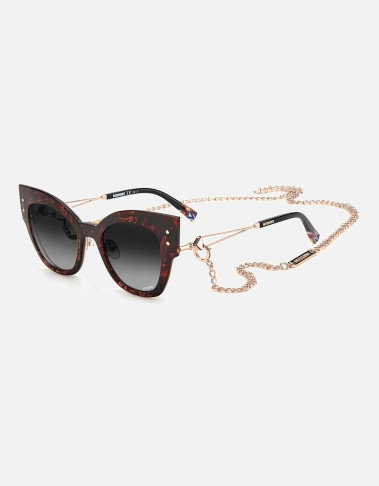 Stainless Steel Bracelet Watch with Sun Clip Women - Gold Frames