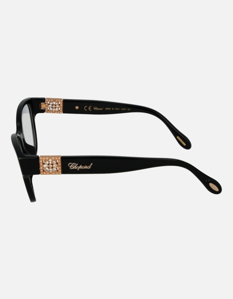 Square Full-Rim Acetate Optical Glasses Women - Black Frames
