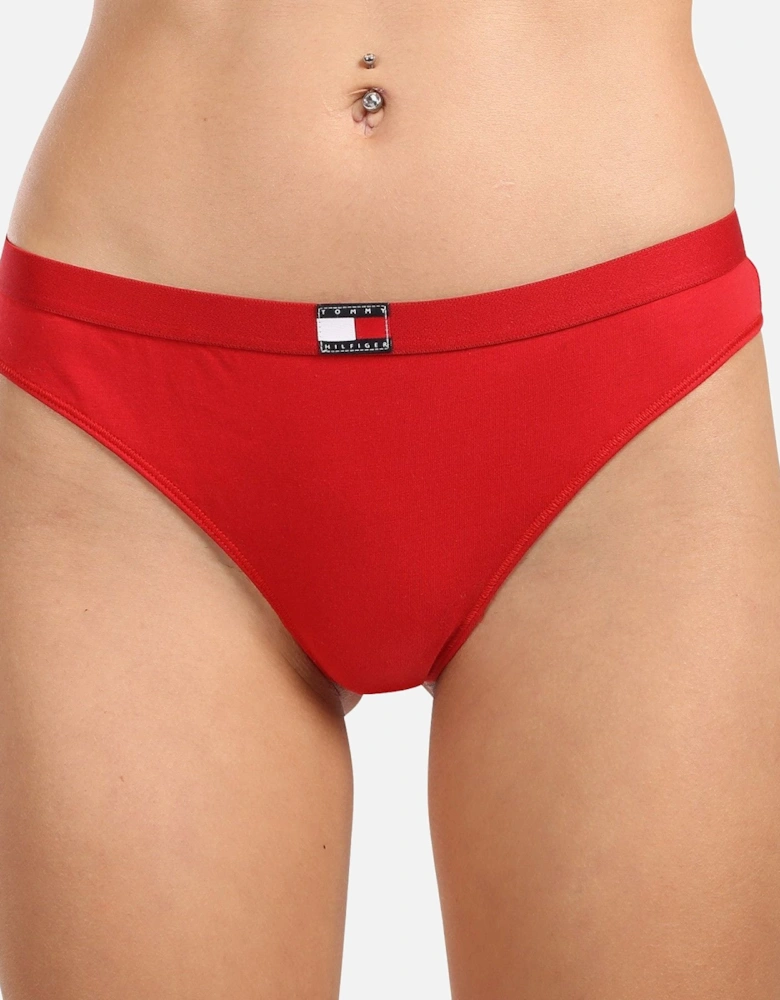 3-Pack Heritage Badge Thongs, Red/Pink/Navy