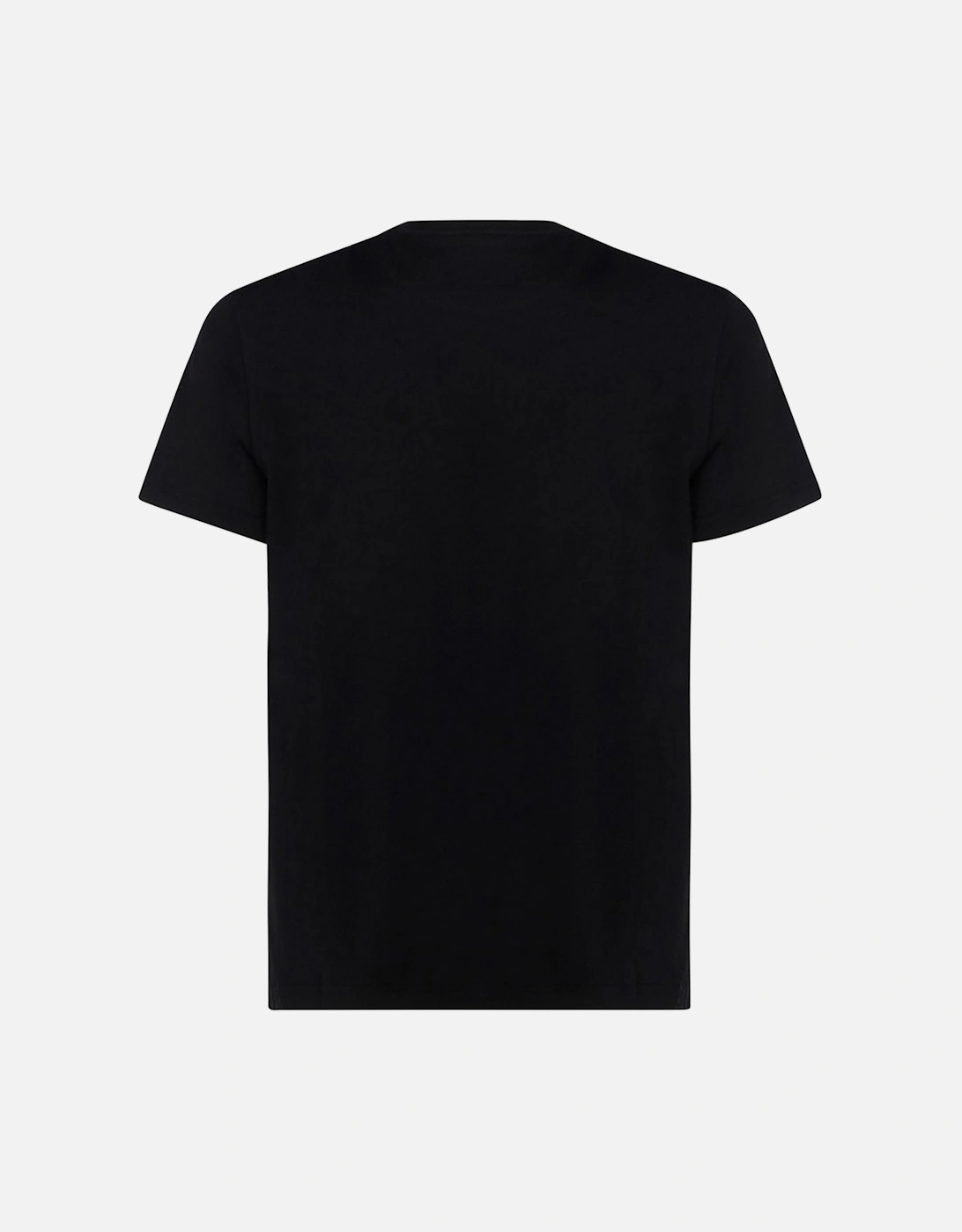 Yellow Printed T-Shirt in Black