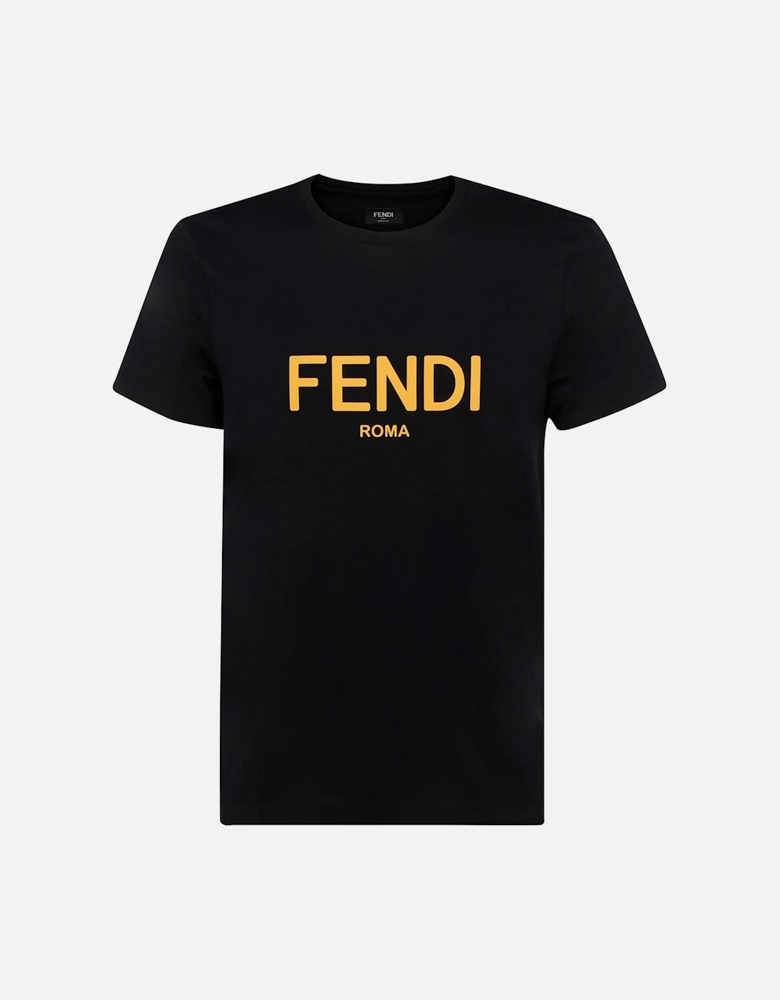 Yellow Printed T-Shirt in Black, 4 of 3