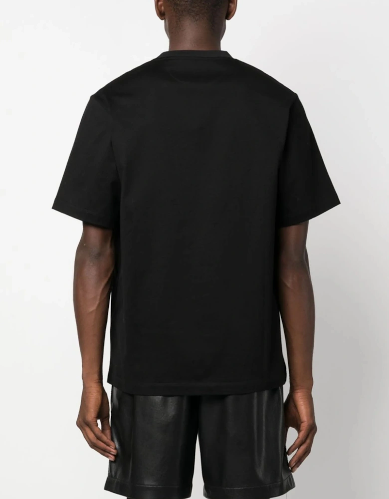 FF Monogram Pocket Oversized T-Shirt in Black