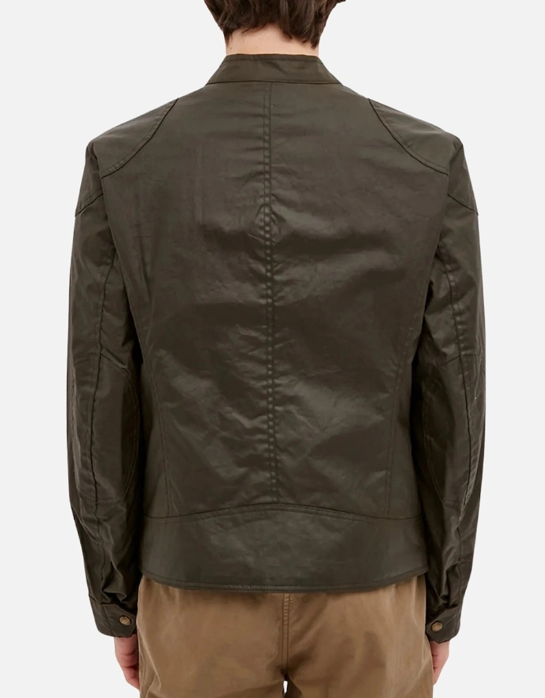 Kelland Waxed Cotton Faded Olive Jacket