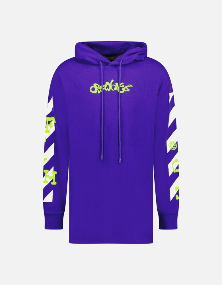 Opposite Arrows T-Shirt Hoodie Purple