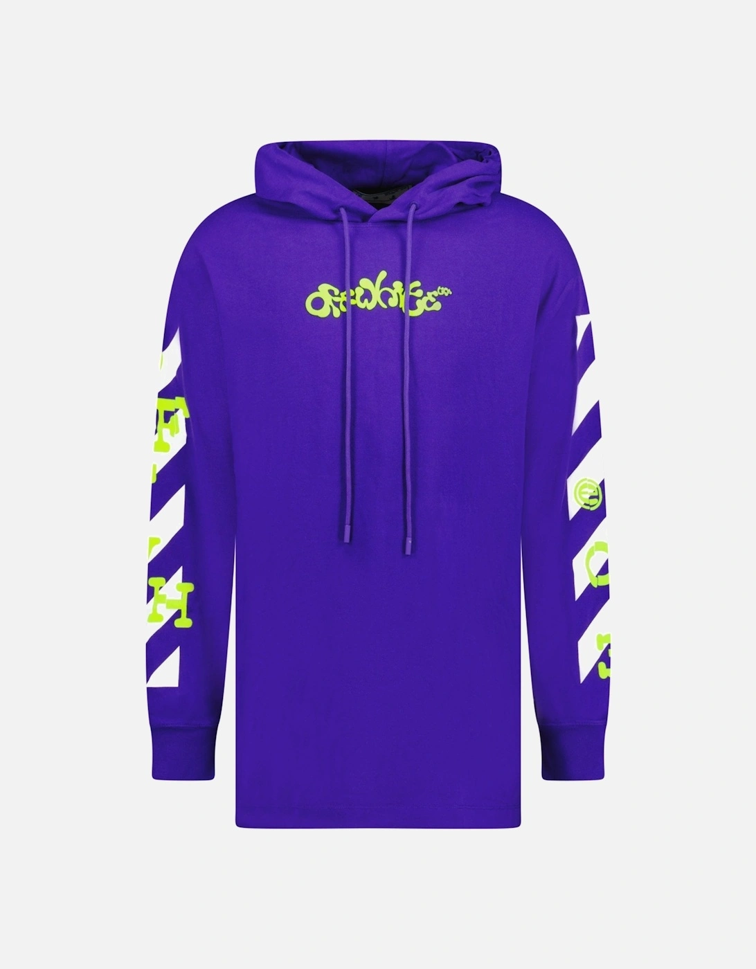 Opposite Arrows T-Shirt Hoodie Purple, 4 of 3