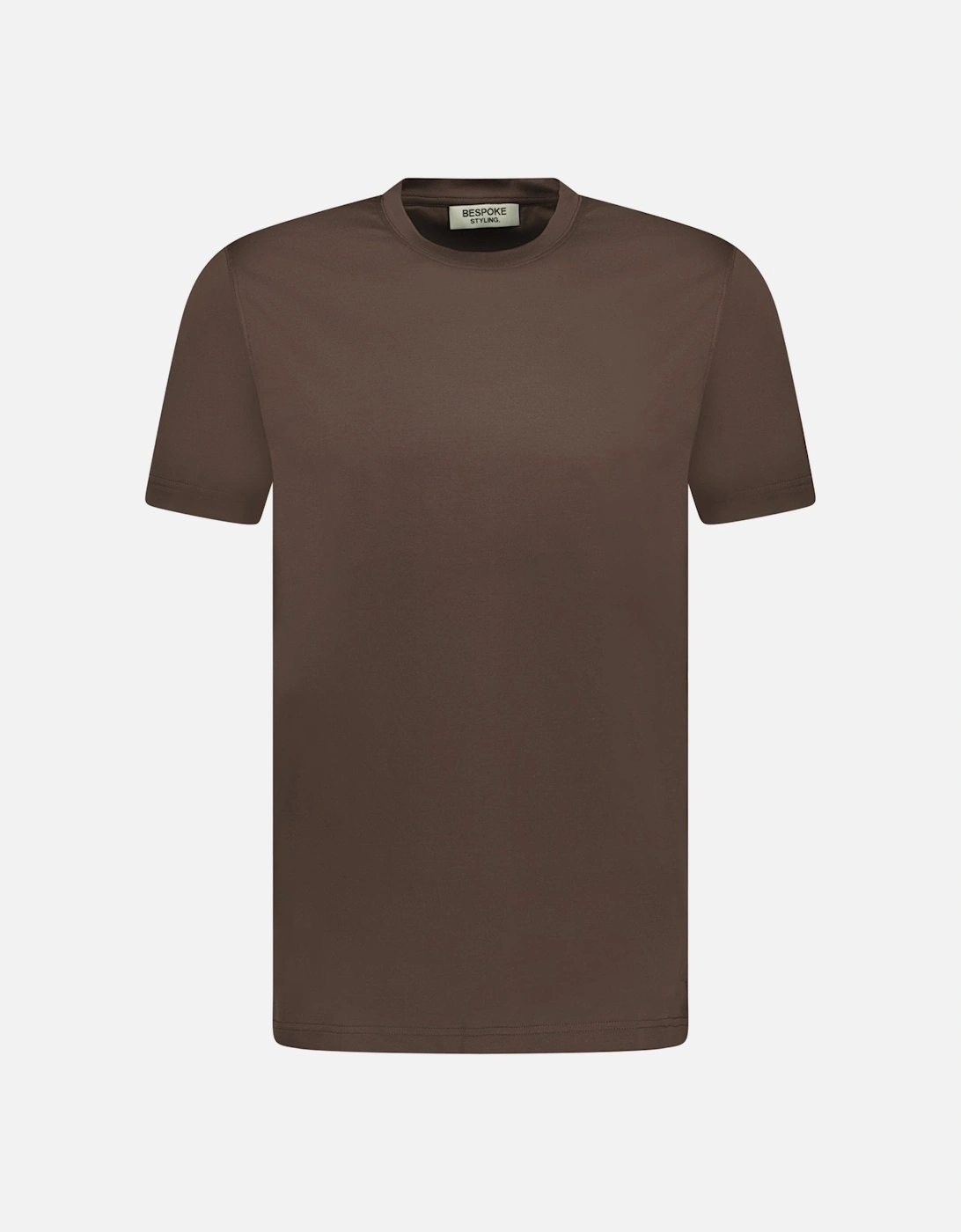 Mercerized Cotton T-Shirt Brown, 6 of 5