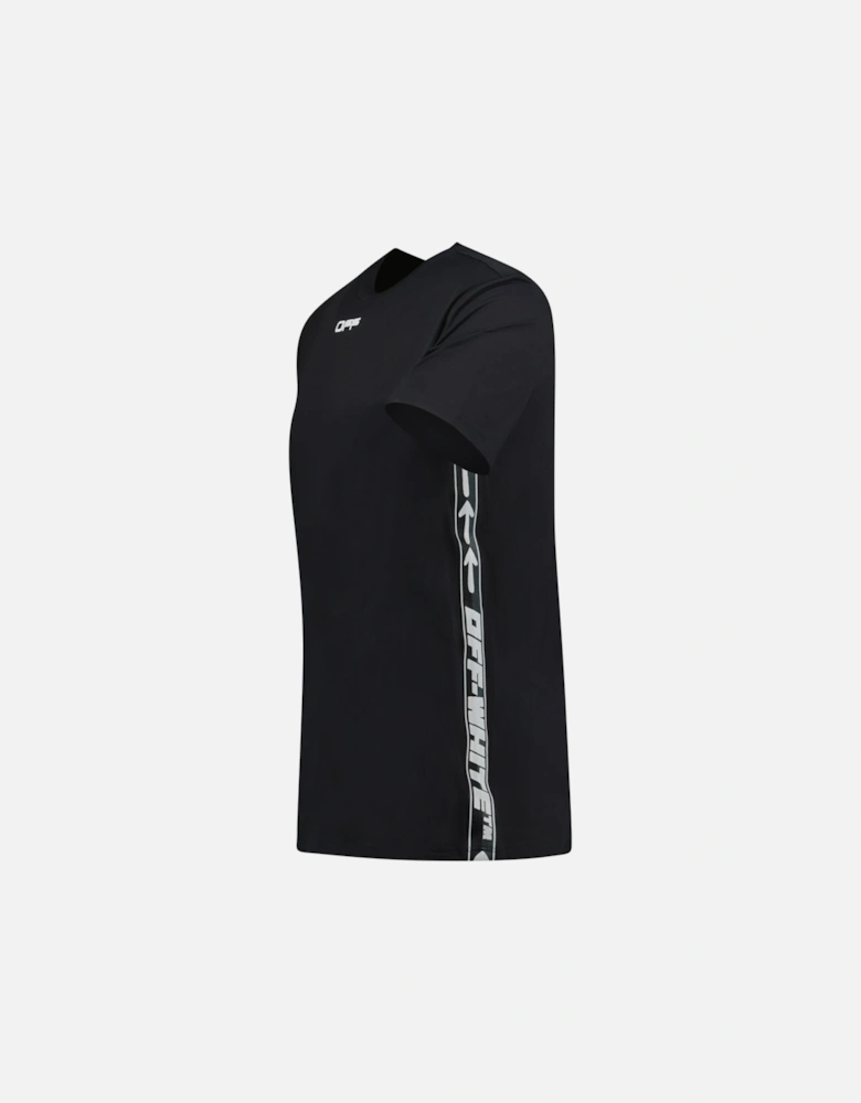 Logo Band Sport T-Shirt Black