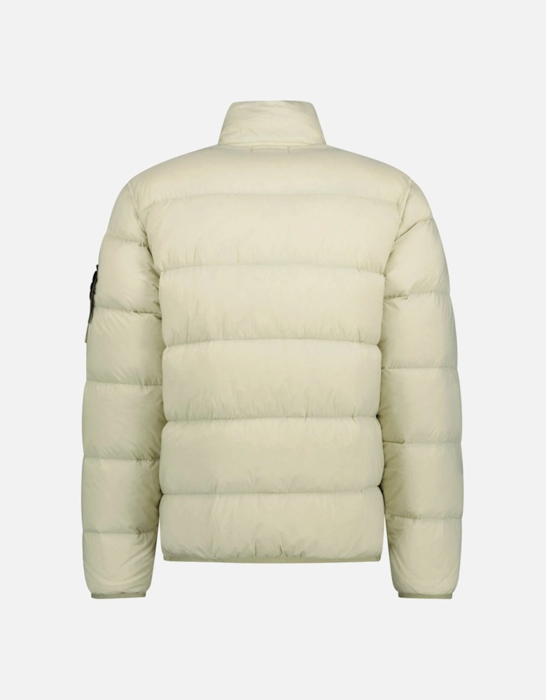 Puffer Jacket In Seamless Tunnel Nylon Off-White