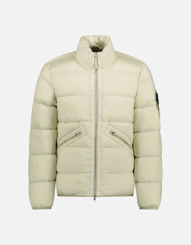 Puffer Jacket In Seamless Tunnel Nylon Off-White