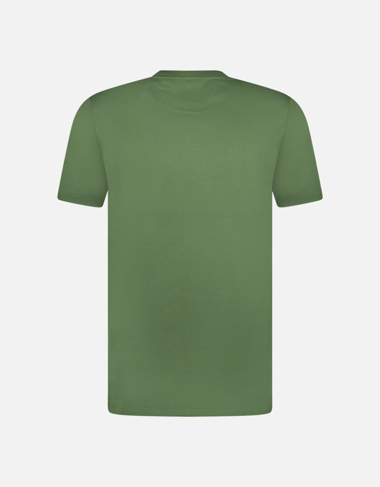 Mercerized Cotton T-Shirt Dark Green