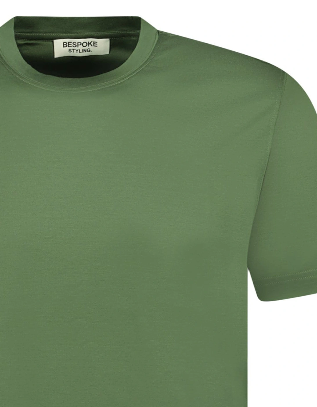 Mercerized Cotton T-Shirt Dark Green