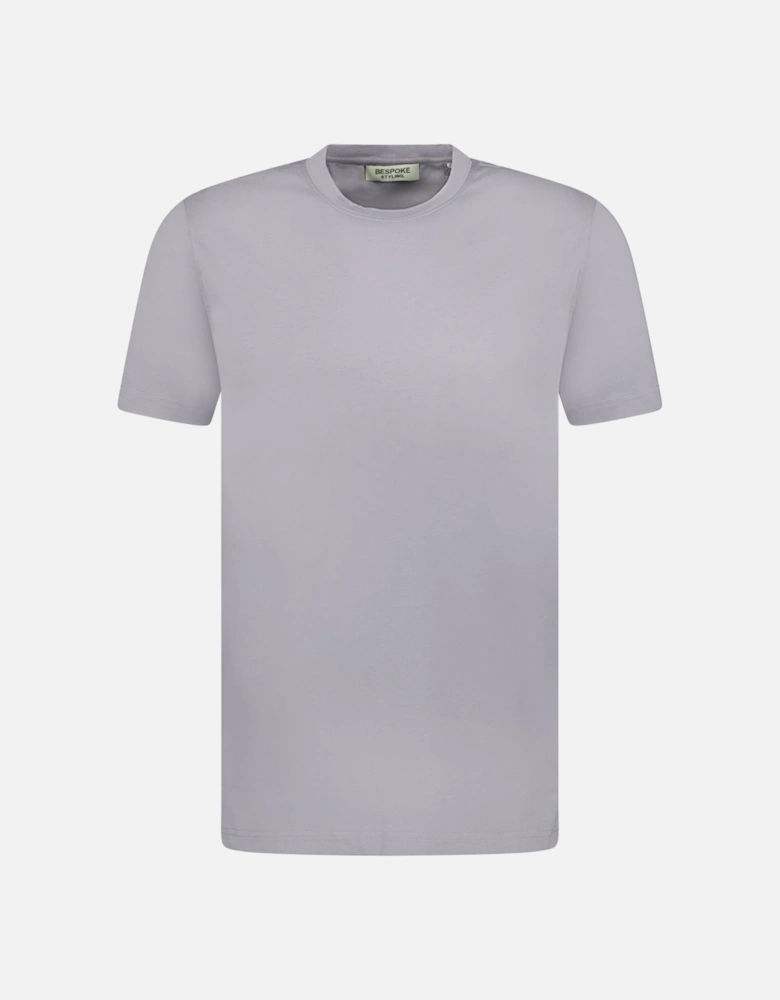 Mercerized Cotton T-Shirt Grey