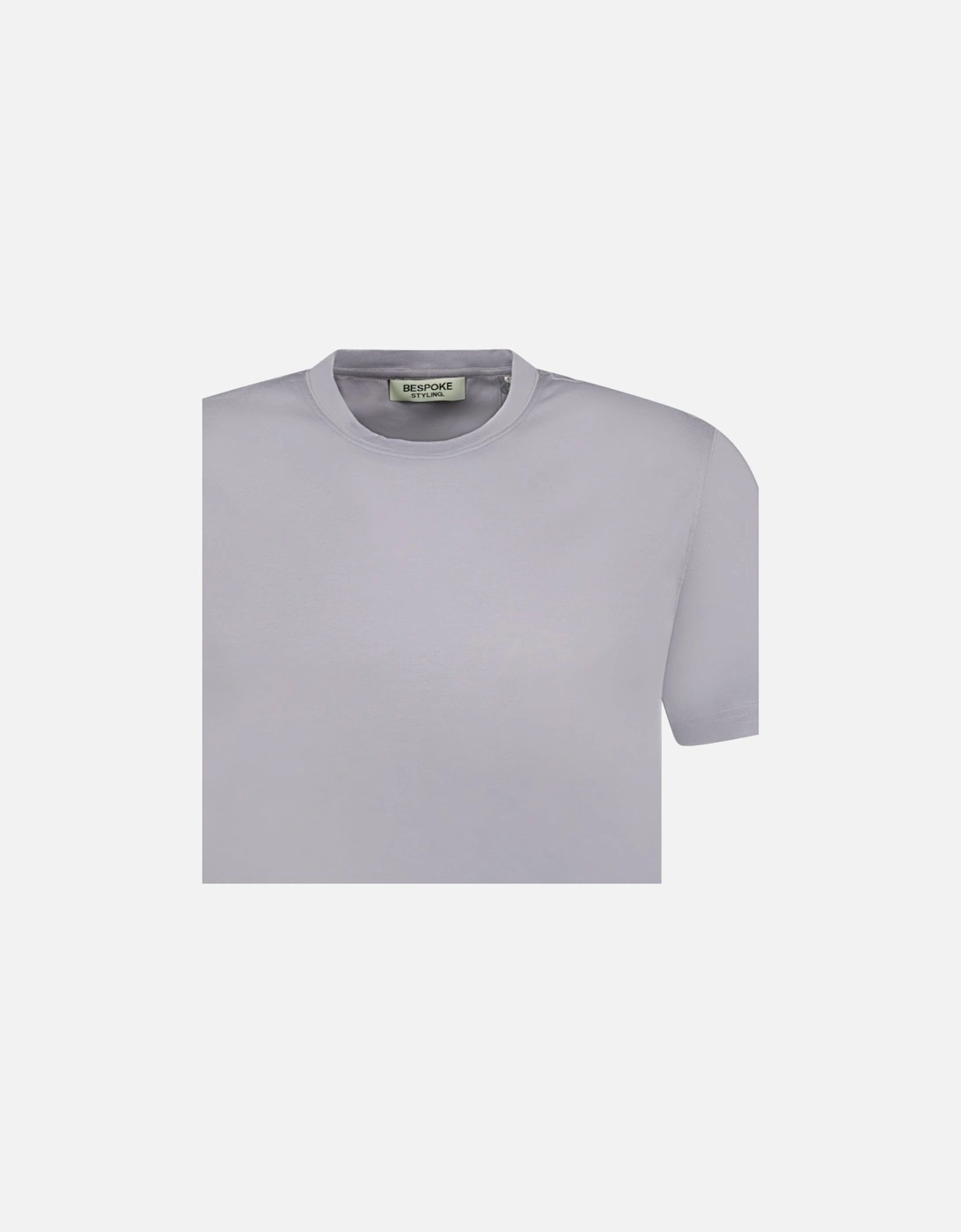 Mercerized Cotton T-Shirt Grey