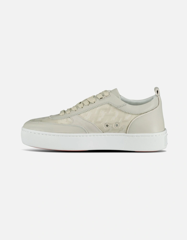 Happy Rui Leather Low Top Trainers Albatre