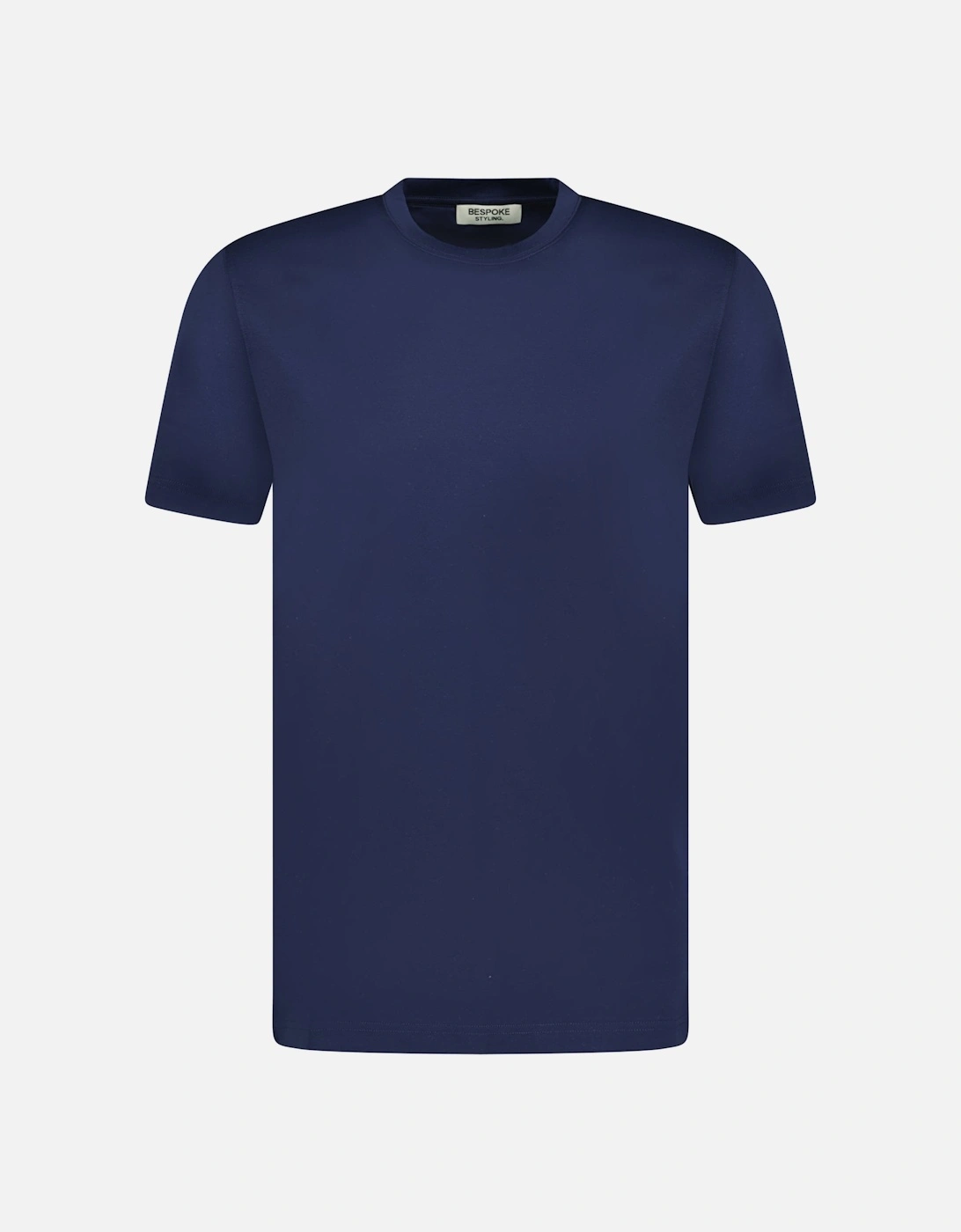 Mercerized Cotton T-Shirt Navy, 6 of 5