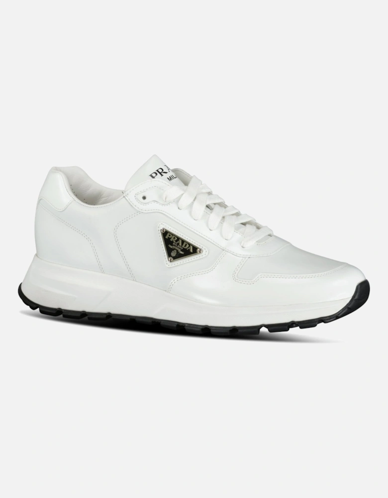 Re-Nylon Prax 01 Triangle Logo Trainers White