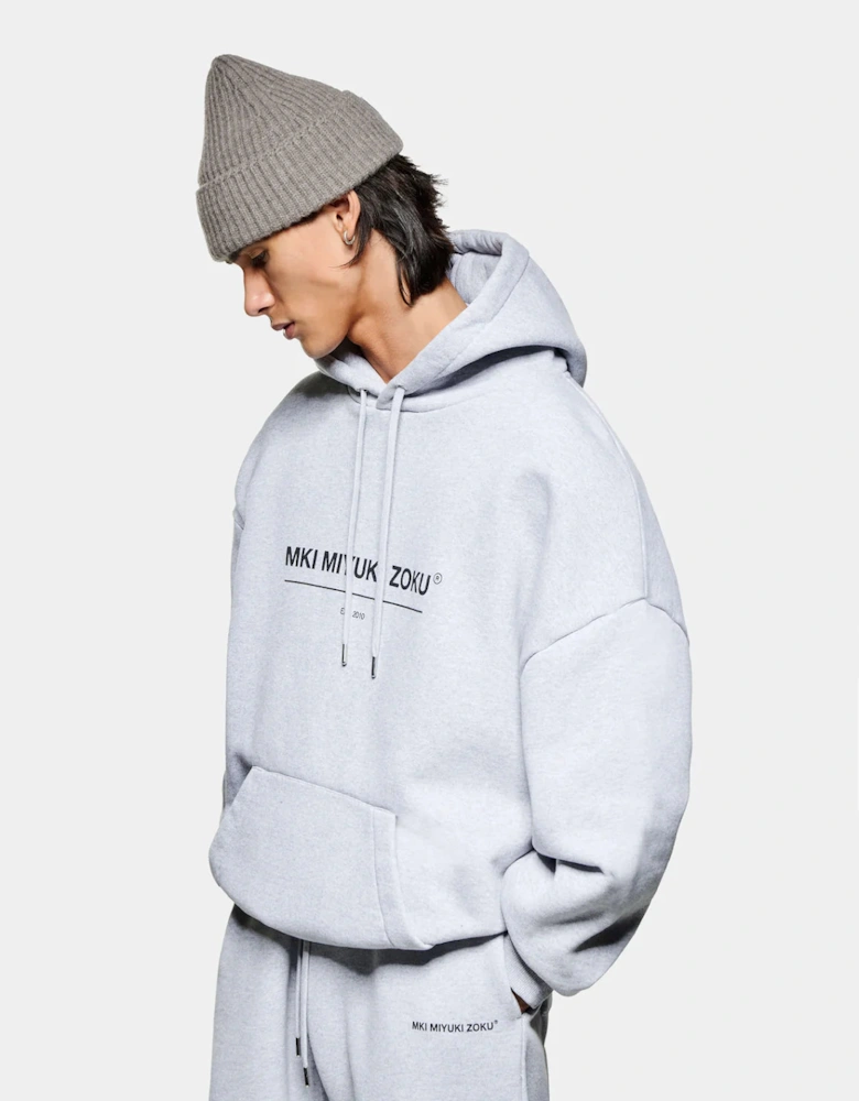 Oversized Linear Hoodie