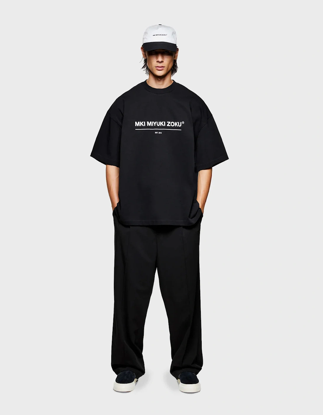 Oversized Linear T-Shirt