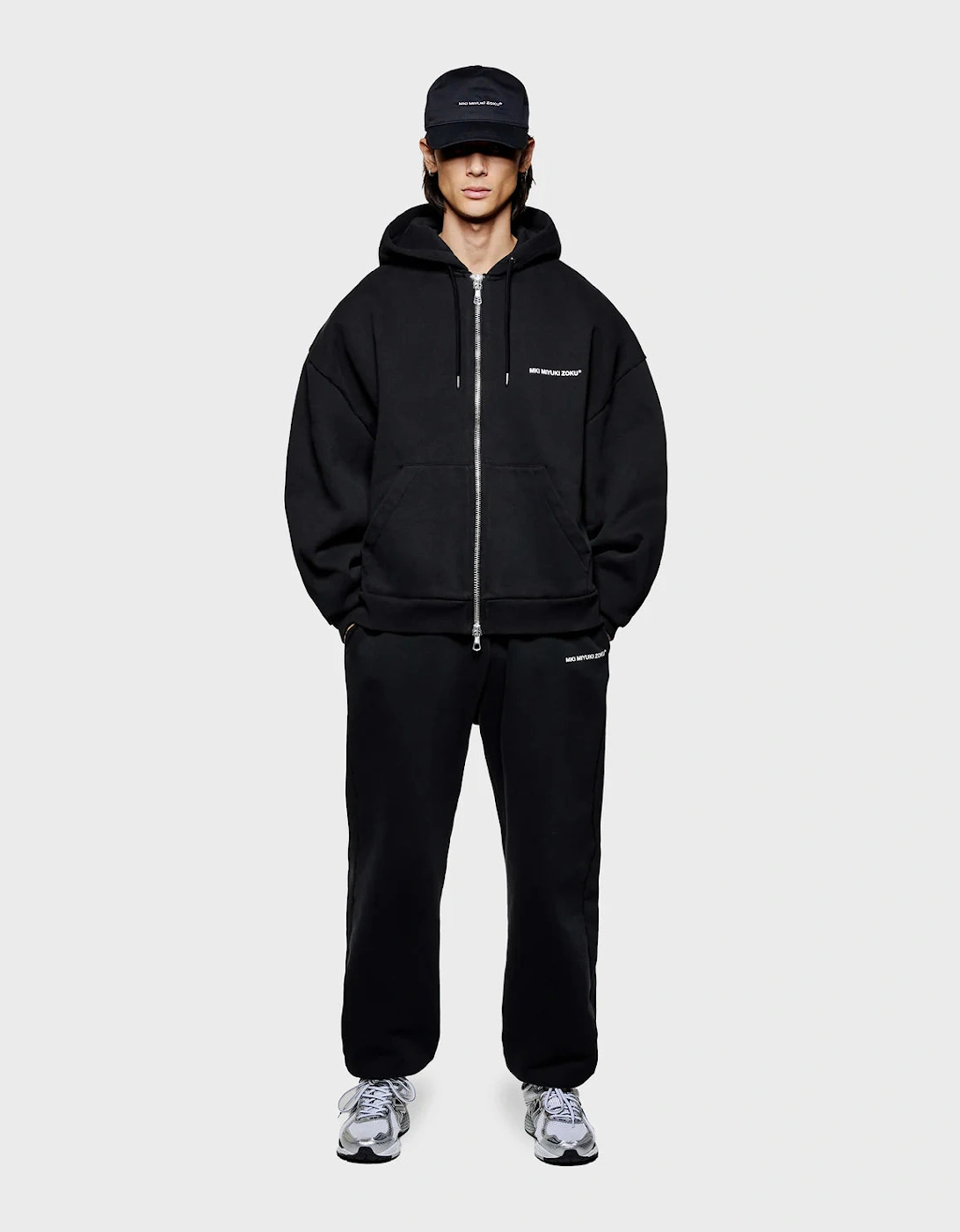 Oversized Uniform Zip Through Hoodie