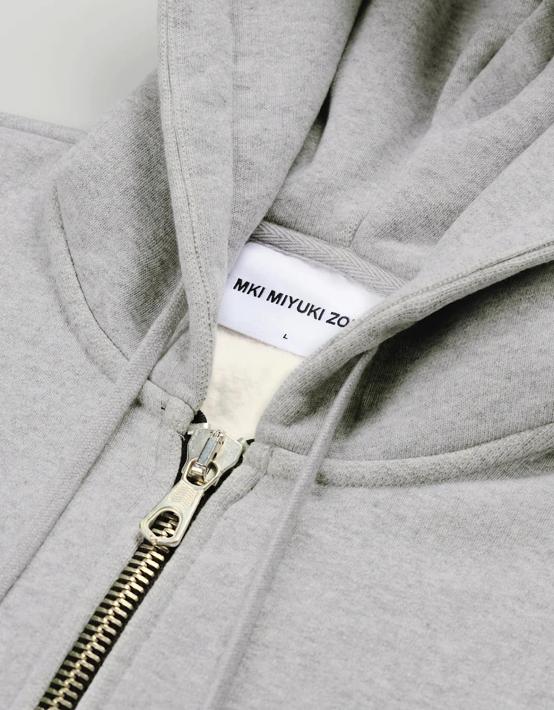 Oversized Uniform Zip Through Hoodie