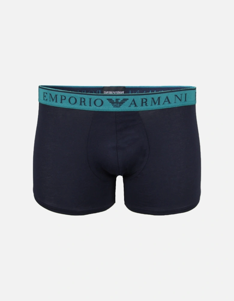 2-Pack Endurance Boxer Trunks, Armani Blue