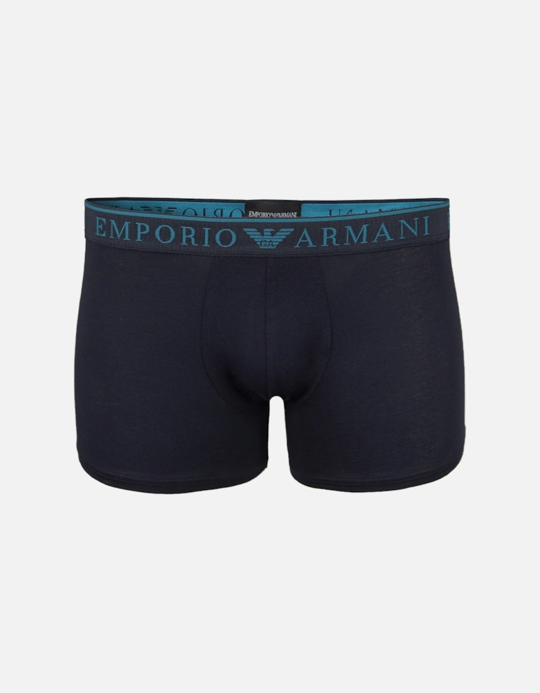 2-Pack Endurance Boxer Trunks, Armani Blue