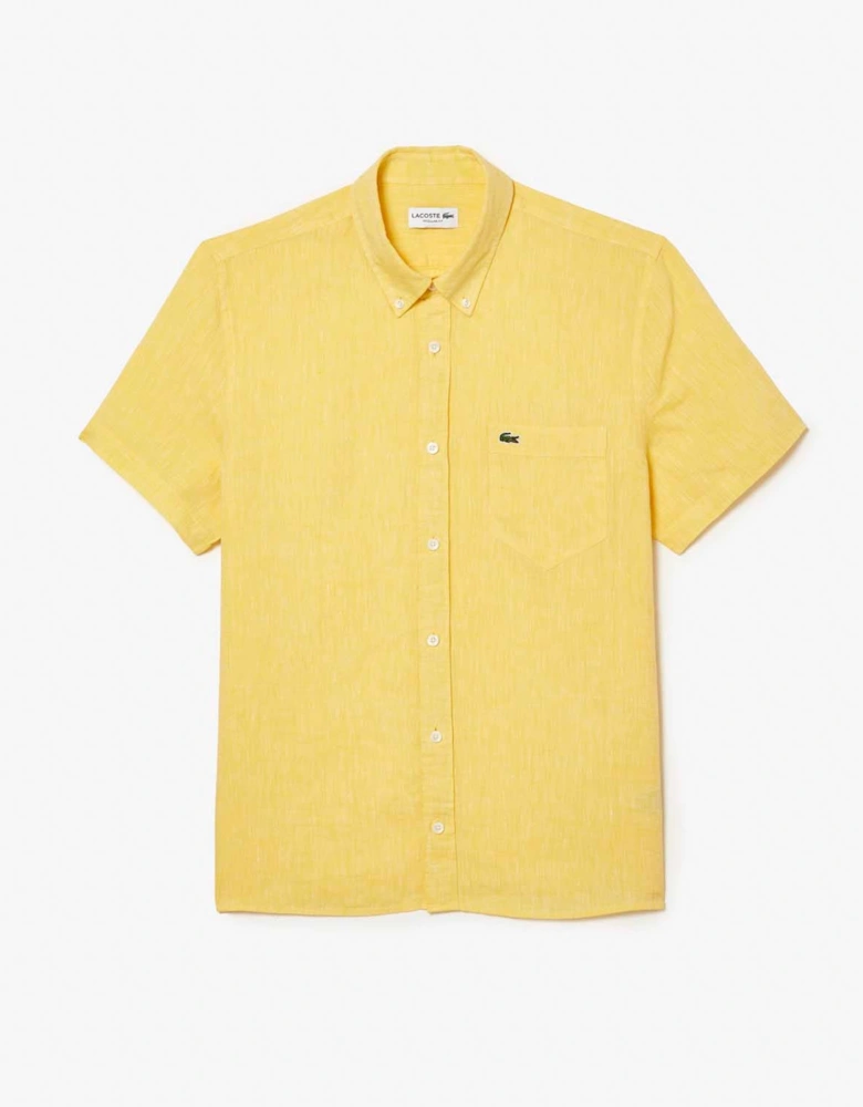 Short Sleeved Linen Shirt