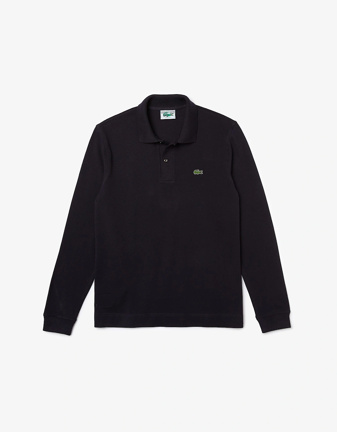 Classic Fit Organic Long Sleeved Polo Shirt