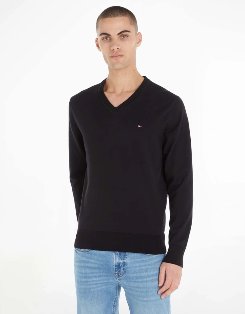 1985 Collection Organic Cotton V-Neck Jumper