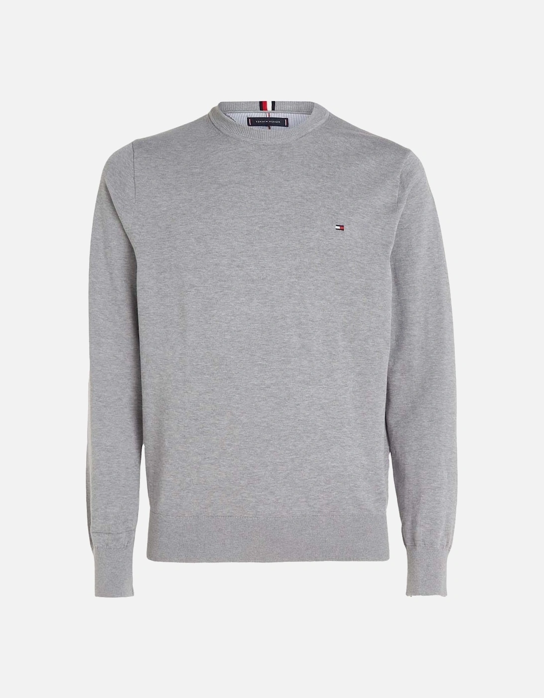 Tommy Hilfiger Men's 1985 Collection Pure Cotton Crewneck Sweater - Grey - Size: 40
