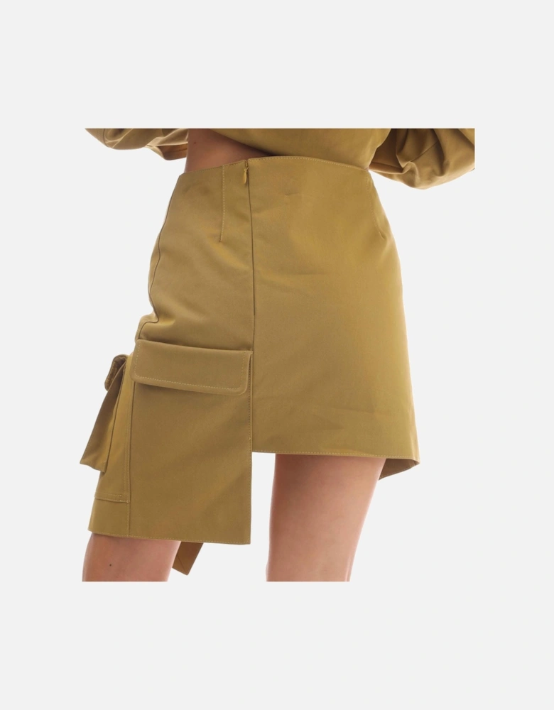 Multi-Pocket Cargo Skirt