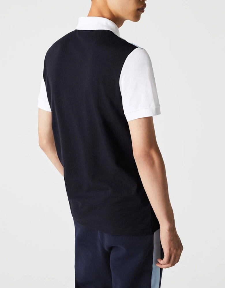 Regular Fit  Colourblock Piqué Polo Shirt