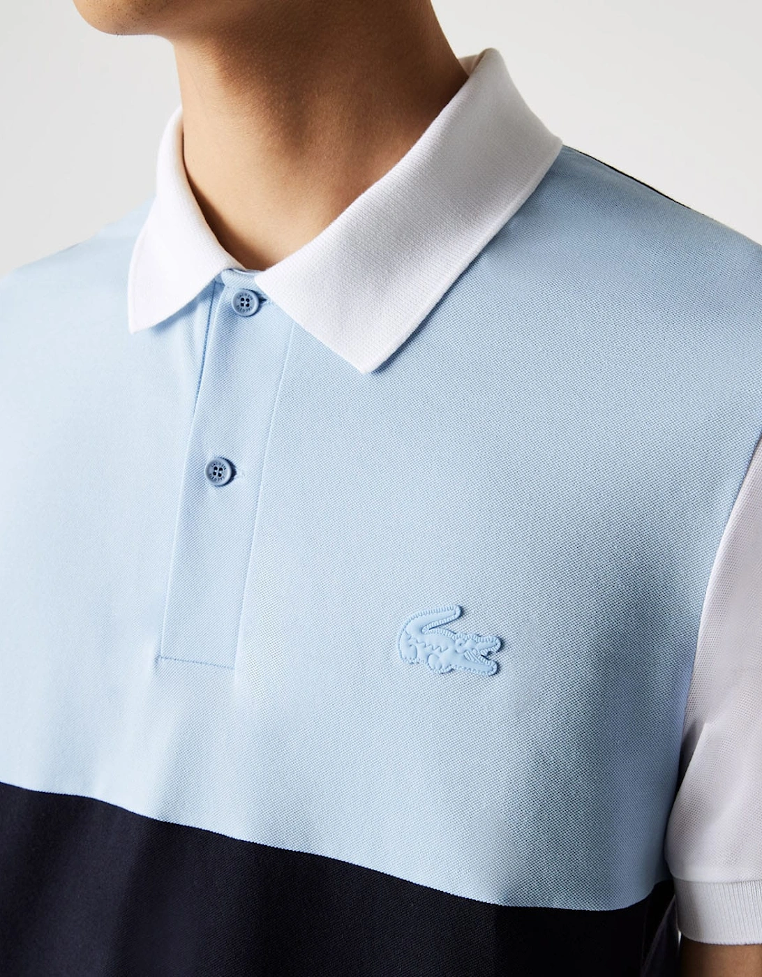 Regular Fit  Colourblock Piqué Polo Shirt