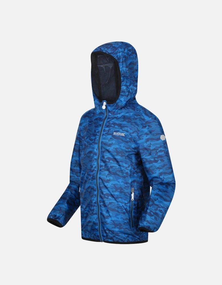 Juniors Printed Lever Waterproof Jacket