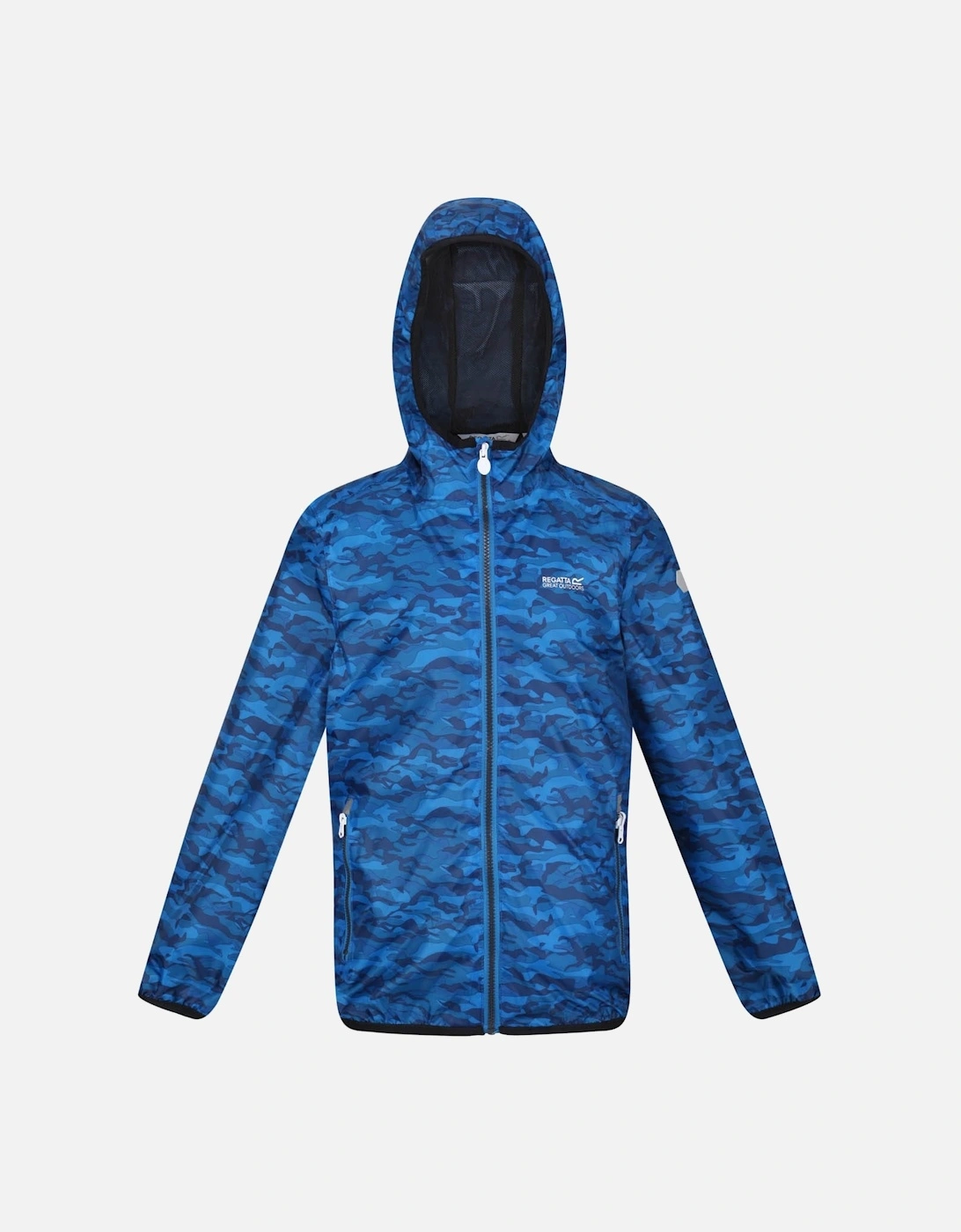 Juniors Printed Lever Waterproof Jacket