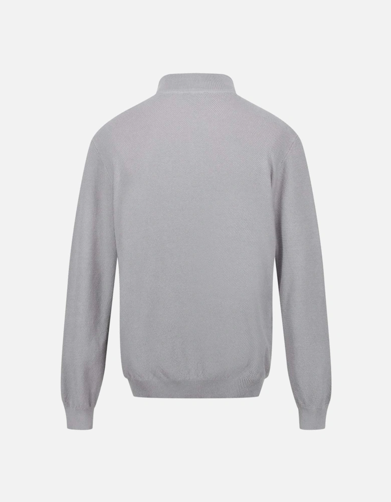 Keaton Cotton Half-Zip Sweater