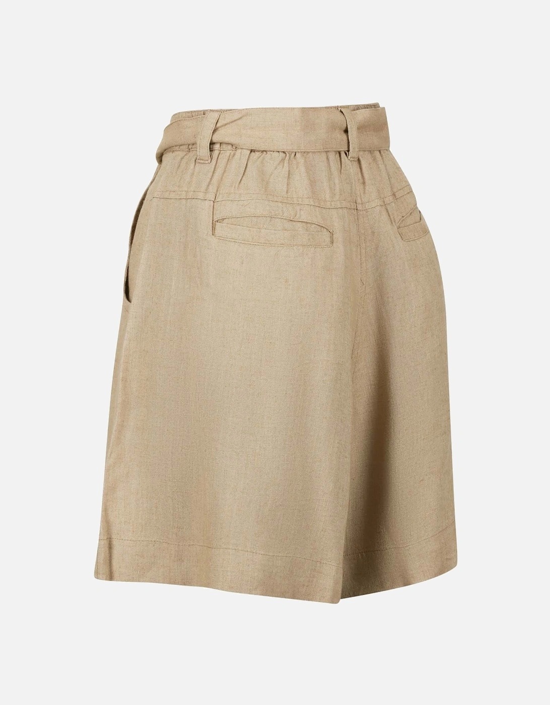 Sabela Tie Belt Casual Shorts