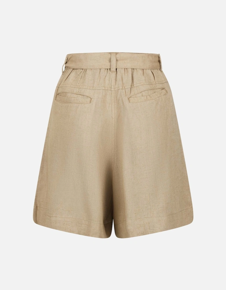 Sabela Tie Belt Casual Shorts