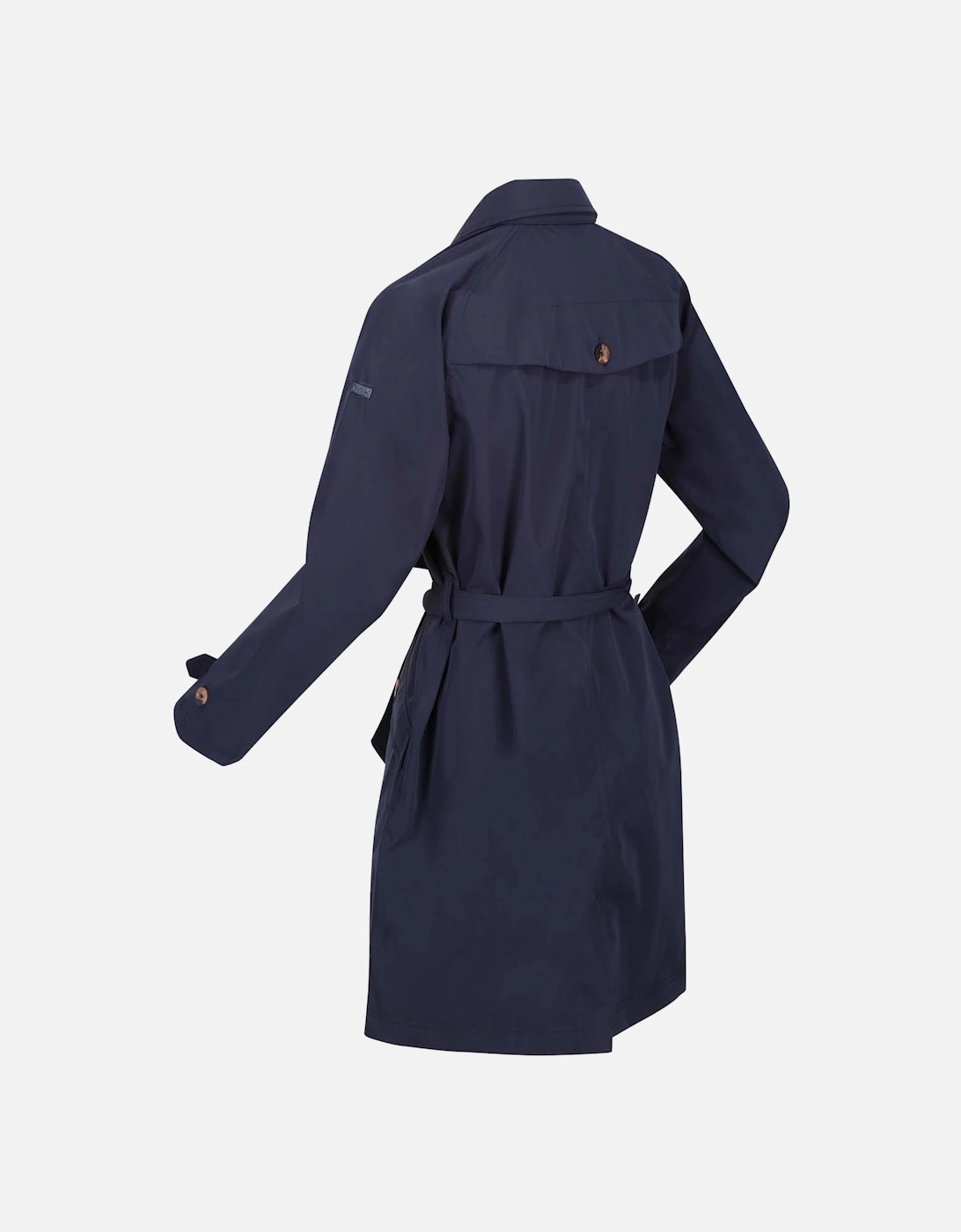 Madalyn Waterproof Tie Belt Coat