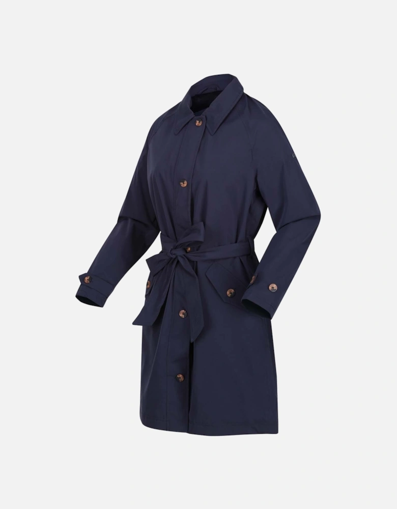 Madalyn Waterproof Tie Belt Coat